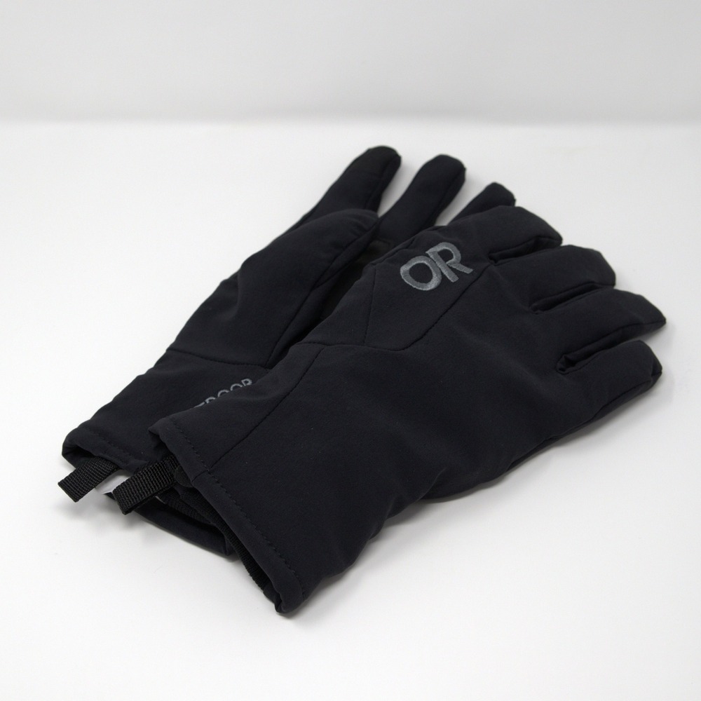 Outdoor Research Womens Black Sureshot Softshell Gloves Size Large